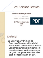 CSS - De Quervain Syndrome