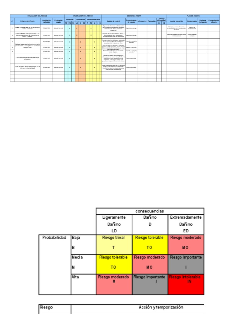 Evaluación y Control de Riesgos Laborales | PDF | Riesgo | Science