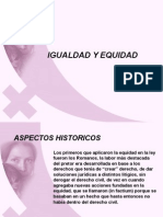 Igualdad y Equidad de Genero