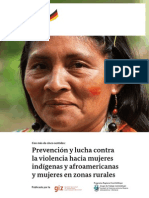 Con Mas de 5 Sentidos - Prevencion y Lucha Contra La Violencia Hacia Las Mujeres Indigenas Afroamericanas y de Zonas Rurales