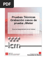 Pruebas Técnicas Grabación en Jmeter