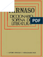 Parnaso - Diccionario Sopena de Literatura (Tomo I), Autores Espanoles e Hispanoamericanos