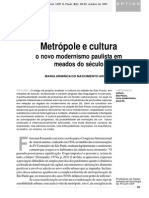 [Arminda] Metrópole e Cultura (a)