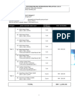 A) Material and B) Consumables