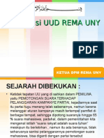 Sosialisasi UUD REMA