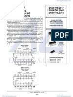 10-LINE-TO-4-LINE and 8-Line-To-3-Line Priority Encoders SN54/74LS147 SN54/74LS148 SN54/74LS748