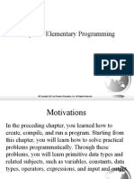 Elementary Programming