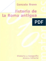 Gonzalo Bravo, Historia de La Roma Antigua