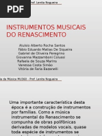 Historia Da Musica - Instrumentos Renascença