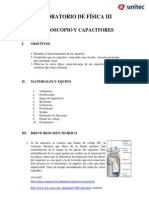 Osciloscopio y Capacitores