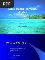 Cable Modem Terminate System: Setup