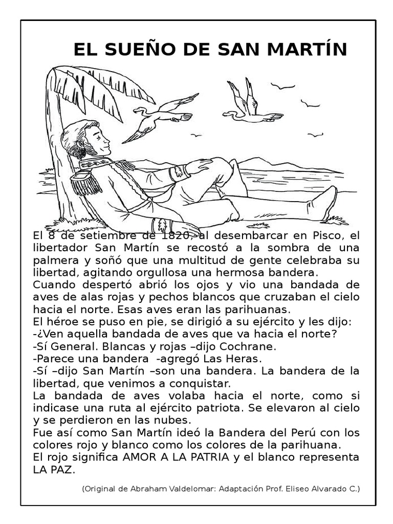 El Sueño de San Martín / Comprensión Lectora