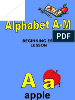 Alphabet Lesson 1