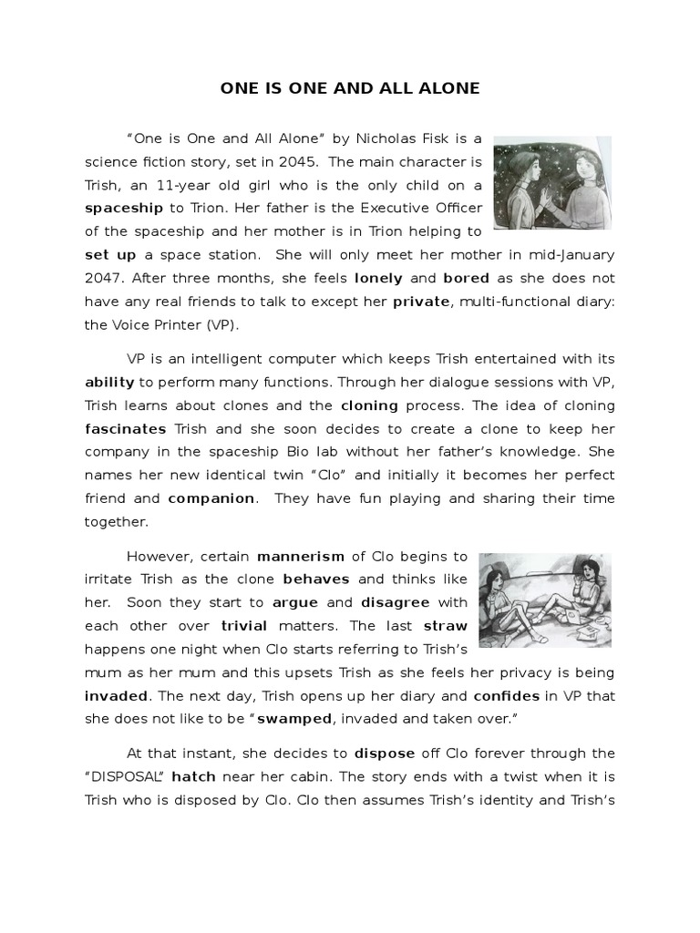 One Is One and All Alone | PDF | Plot (Narrative)