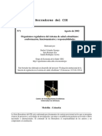 Organismos Reguladores Del Sistema de Salud Colombiano