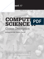 AP Computer Science A Course Description 2014
