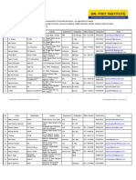 Participants List - 25 & 26 Sep 2014