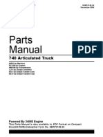 Cat 740 Parts Manual