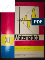 Elemente de Analiza Matematica clasa a XI -a 1995