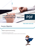 SAP BW-IP Training Integrated Planning - Basic Concept