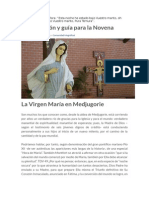 Introducción y Guía para La Novena MEDJUGORJE