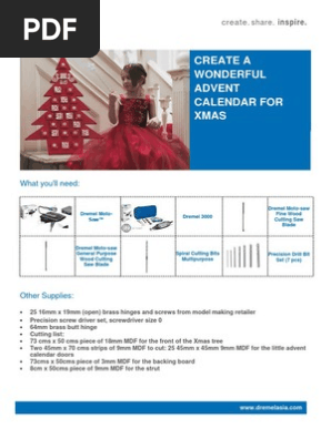 Create a Wonderful Advent Calendar for Xmas Asia