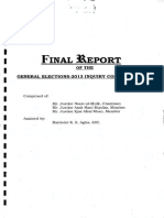 Inquiry Commission 2015, Final Report of The General Elections 2013