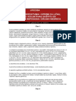 23 Uredba o Obaveznim Sredstvima I Opremi Za Licnu, Uzajamnu I Kolektivnu Zastitu Od Elementarnih Nepogoda I Drugih Nesreca