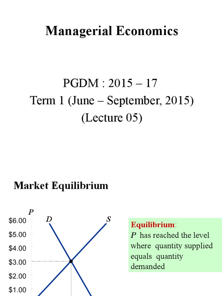 Understanding Market Equilibrium | PDF | Demand | Price Elasticity Of ...
