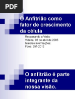 O Anfitrião Como Fator de Crescimento Da Célula