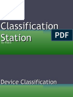 Classification of Devices