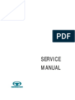 Daewoo Bus Service Manual Section Index