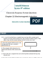 Cutnell Physics Ch 22 Electromagnetic Induction Interactive Questions