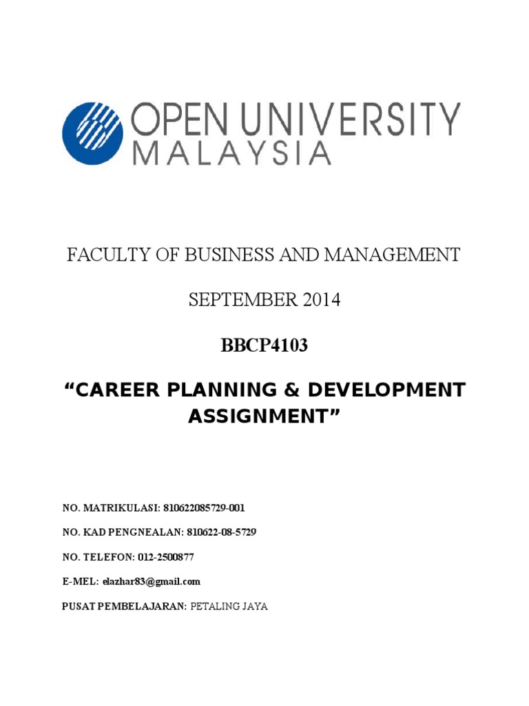Career Planning and Development | PDF | Employment | Anxiety