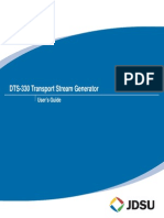 Dts-330 User Guide Trasnport Stream Generator