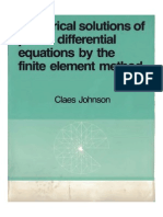 104860915 Claes Johnson Numerical Solutions of Partial Differential Equations by the Finite Element Method 2009