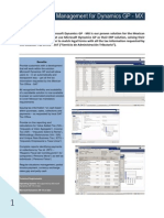 Dynamics GP TAX Management Mexico - Data Sheet