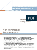 Elicitation of Standards for Non-Functional Requirements of A