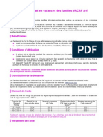 Fiche Récap Tarif 2015