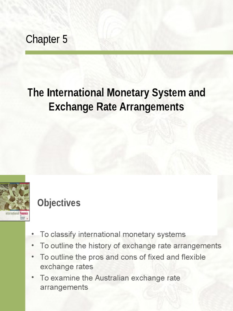 Chapter 5 | PDF | Fixed Exchange Rate System | Exchange Rate
