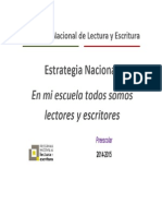 Estrategia Nacional Preescolar