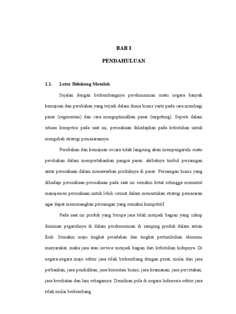 Contoh proposal penelitian kualitatif