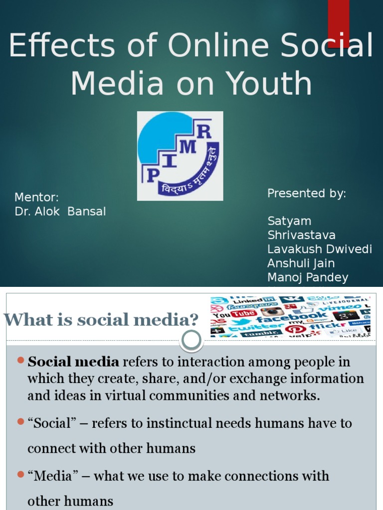 Impact of Social Media on Youth | PDF | Social Media | Popular Culture ...
