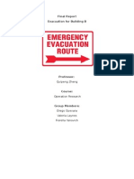 Building Evacuation Optimization