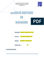 Modelos Dijitales de Elevacion