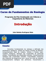 Fundamentos de Reologia-Introdução
