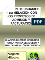 Admisiones Usuarios 2013