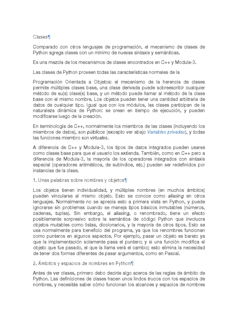 Ejercicios De Poo En Python Pdf