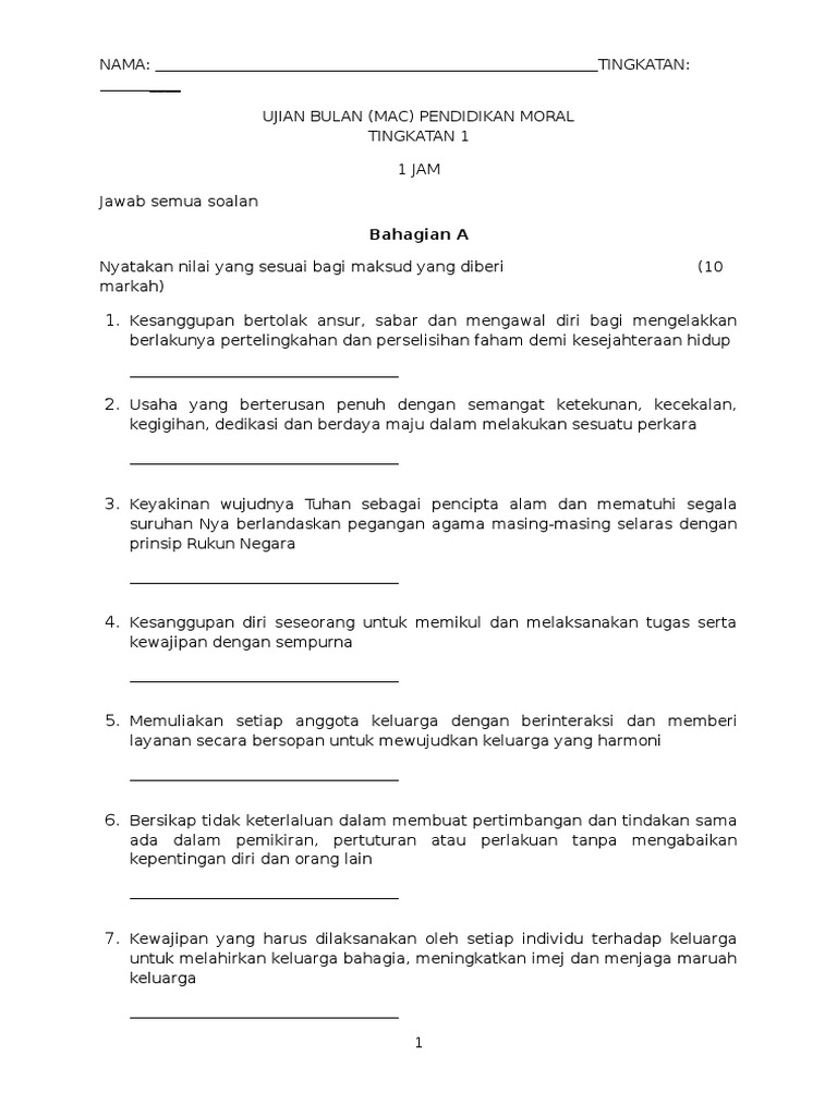 Soalan Sains Tahun 5 Pat - Contoh Jowo