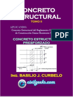 Libro de Concreto Estructural Presforzado TOMO II [Ing. Basilio J. Curbelo] CivilGeeks.com